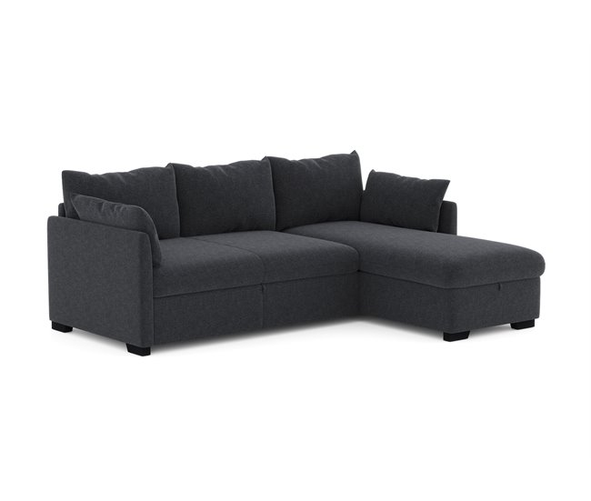 Conforama Chaise longue con cama reversible SYCO gris Tienda
