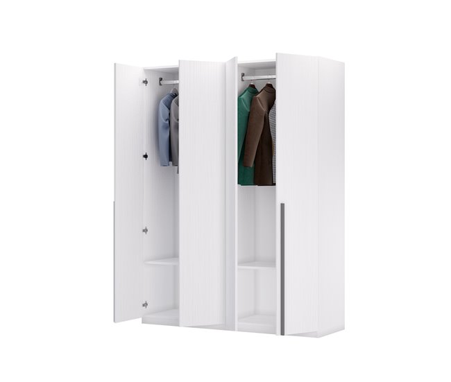 Conforama Conjunto dormitorio completo MILAN fresno blanco Liquidación