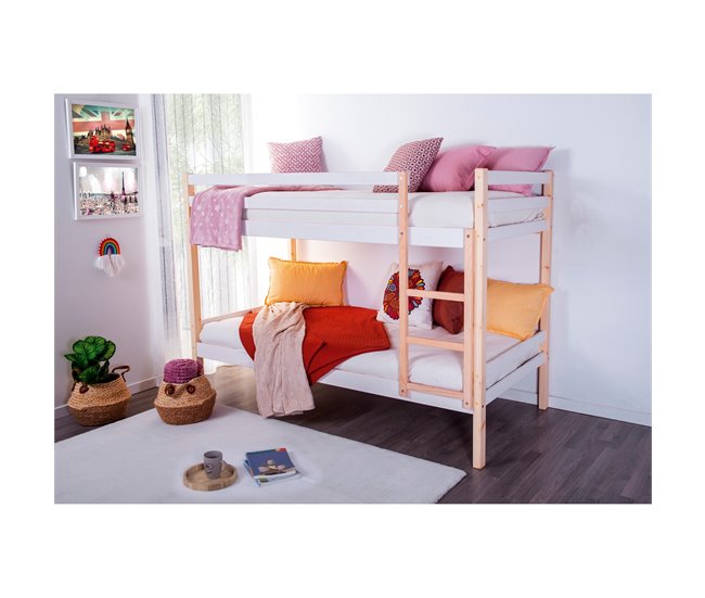 Conforama Litera JUMPER 8K 90X190 con escalera reversible Últimos 3 días