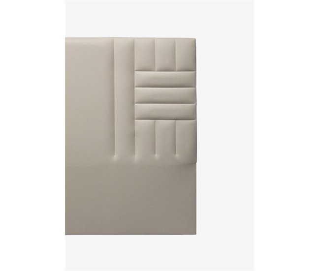 Conforama Cabecero KANSAS piel sintética beige 160x120cm Últimos 2 días