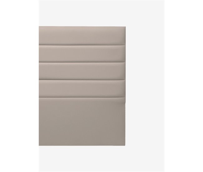 Conforama Cabecero MONTREAL piel sintética arena 160x120cm Precio de fábrica