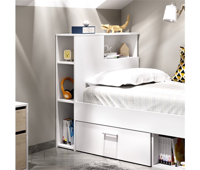 Conforama Cama compacta 90X190 con cajones LANKA Superdescuento
