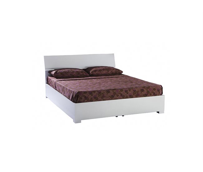 Conforama Cama abatible CAPRI 150 x 190 de color blanco lacado
