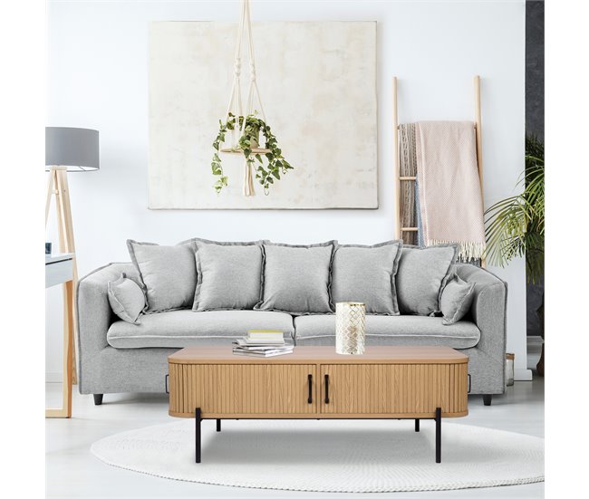 Conforama Mesa de centro color madera ANNE Descuento por venta flash