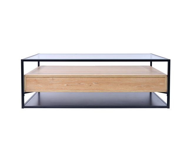 Conforama Mesa de centro color roble NORA