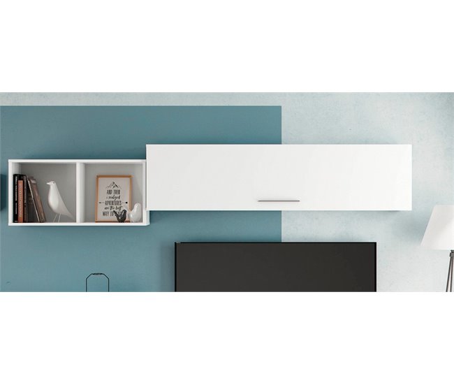 Conforama Compacto TV ASPEN blanco 260cm Precio ultrabajo