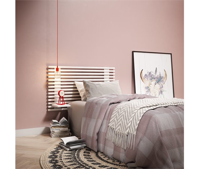 Conforama Cabecero 115 x 65 cm blanco madera lacado IBIZA Devoluciones gratuitas