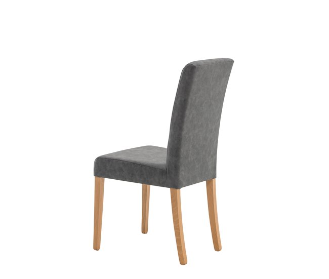 Conforama Silla GANT tapizada en pu gris Descuento