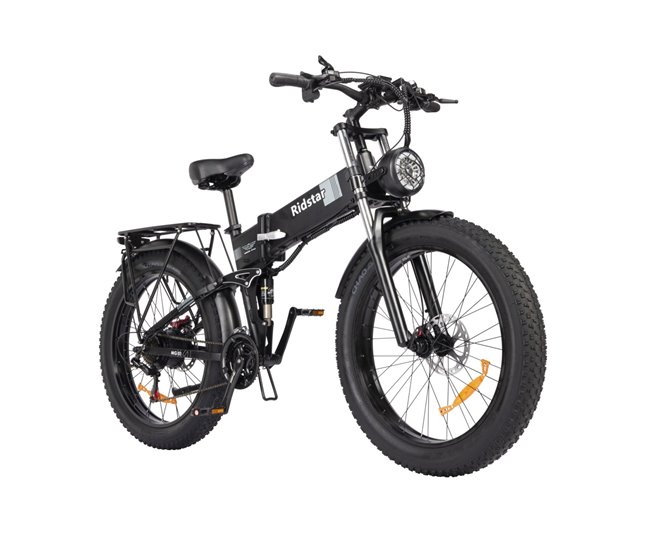 Conforama Ridstar H26 Pro Bicicleta Eléctrica 1000W con Batería 48V23AH y Freno de Disco de Aceite Hidráulico Liquidación