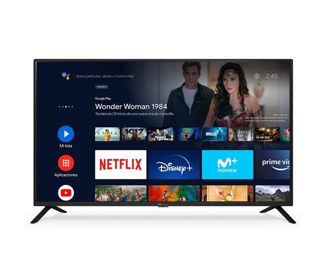 Conforama Smart TV 40 pulgadas Full HD Hey Google Official Assistant con control por voz. Televisor Android 11 - TD Systems PRIME40C15GLE Mejor oferta