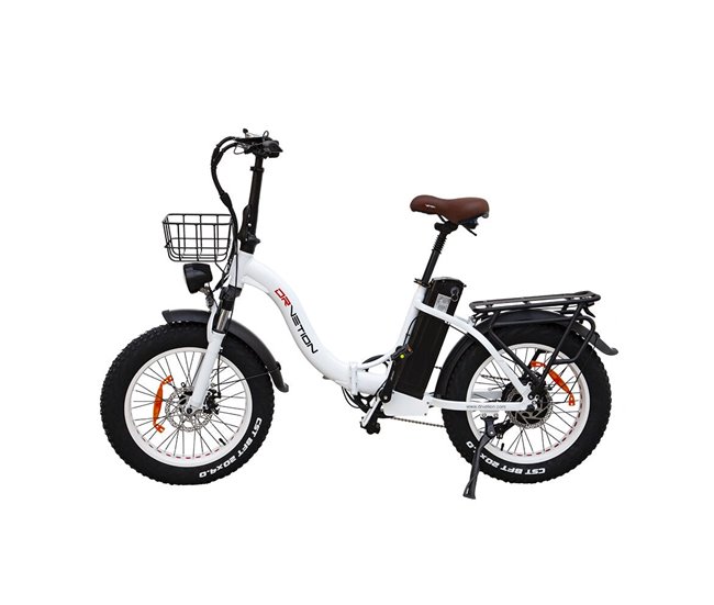 Conforama Bicicleta eléctrica DrveTion CT20: Potente motor de 750W batería de 48V20Ah elegante color blanco perla