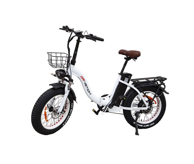 Conforama Bicicleta eléctrica DrveTion CT20: Potente motor de 750W batería de 48V20Ah elegante color blanco perla Envío gratis