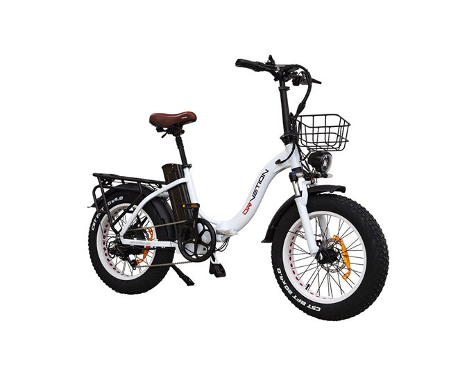 Conforama Bicicleta eléctrica DrveTion CT20: Potente motor de 750W batería de 48V20Ah elegante color blanco perla Envío gratis