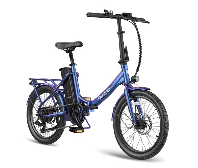 Conforama E-bike FAFREES F20 Lasting | Potencia 250W | Autonomía 120KM | Azul Púrpura Último día
