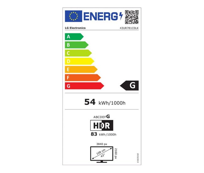 Conforama TV 43 pulgadas LG 43UR781C Smart TV 3X HDMI 2 USB Liquidación