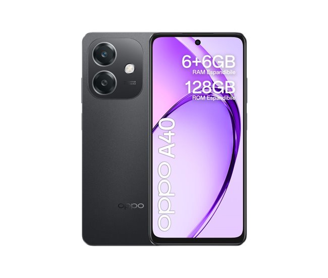 Conforama Smartphone Oppo A40 6 7" Qualcomm 6 GB RAM 128 GB Negro