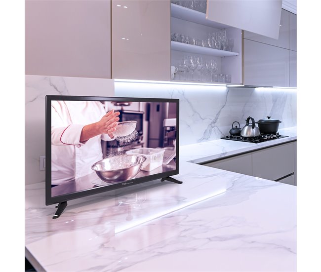 Conforama Televisor 24 Pulgadas HD USB Grabador reproductor Sintonizador digital DVB-T2/C - TD Systems PRIME24M20H Libre de impuestos