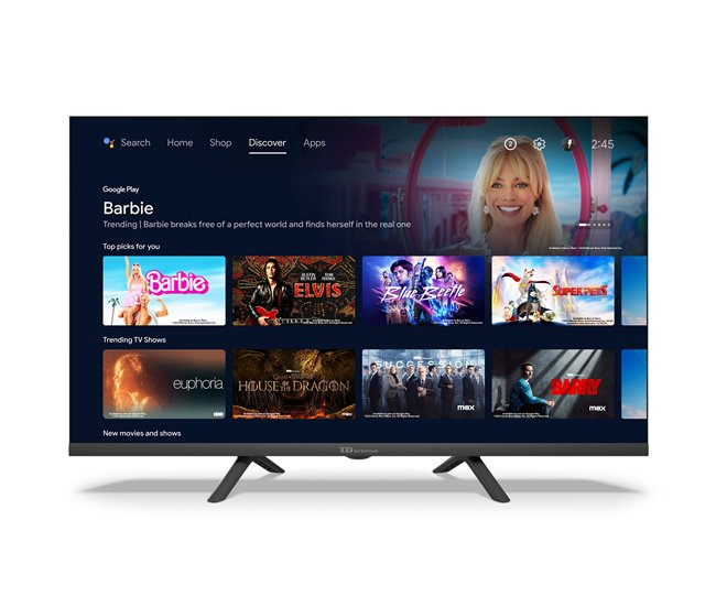 Conforama Smart TV 32 pulgadas QLED Hey Google Official Assistant con control por voz. Televisor Android 11 - TD Systems PRIME32C20GLQ Descuentos del mes