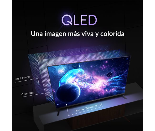Conforama Smart TV 32 pulgadas QLED Hey Google Official Assistant con control por voz. Televisor Android 11 - TD Systems PRIME32C20GLQ Descuentos del mes