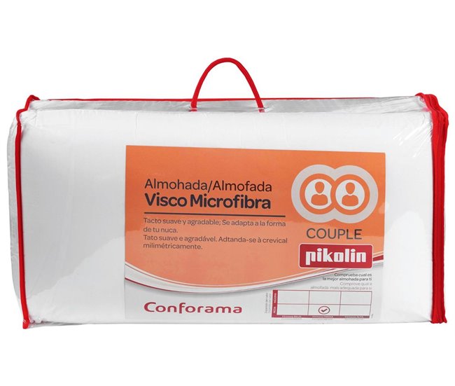 Conforama Pack 2 almohadas 70cm PIKOLÍN VISCOELÁSTICA 2025