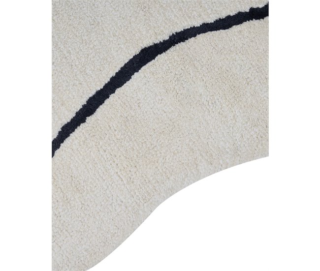 Conforama Alfombra de viscosa beige 160 x 230 cm DERA Outlet online