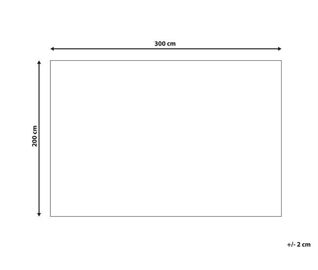 Conforama Alfombra beige/negro 200 x 300 cm MUTKI Rebajas