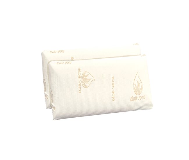 Conforama Pack 2 almohada VISCOALOE VERA Gran oferta
