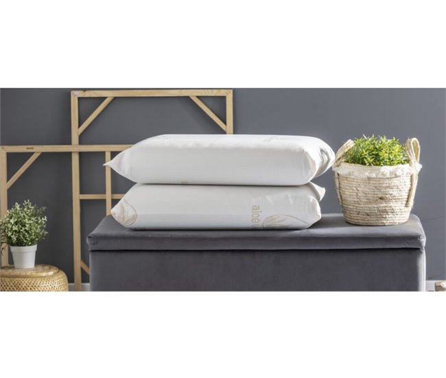 Conforama Pack 2 almohada VISCOALOE VERA Gran oferta