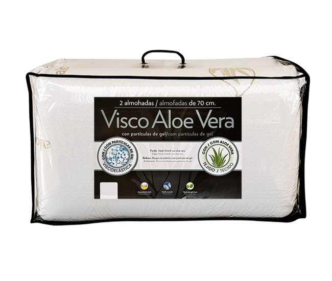 Conforama Pack 2 almohada VISCOALOE VERA Gran oferta