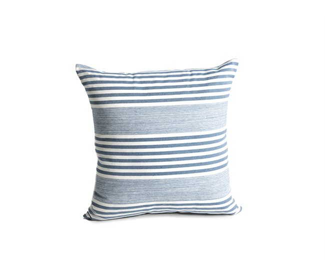 Conforama Cojín STYLE rayas 45x45cm color azul