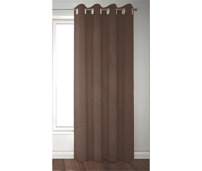 Conforama Visillo DENZEL 140x280 cm. color gris Envío internacional gratuito