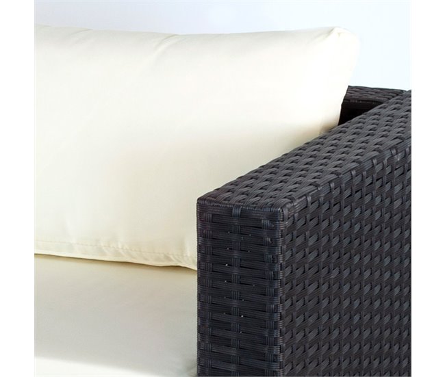 Conforama Conjunto muebles terraza y jardín ratán c/sofá modular y mesa Aktive 2025