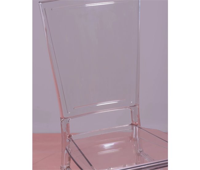 Conforama Pack de 4 sillas de diseño transparentes - Ghost Rebajas online