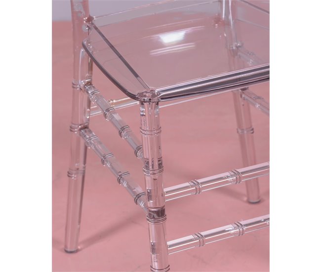 Conforama Pack de 4 sillas de diseño transparentes - Ghost Rebajas online