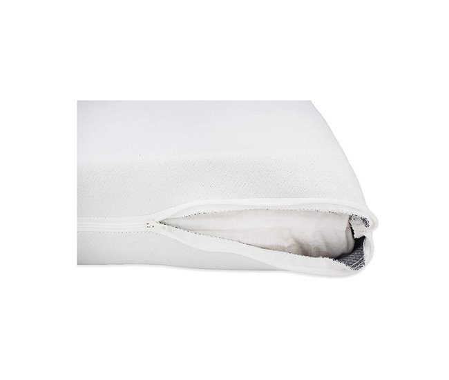 Conforama Acomoda Textil - Colchón para Cuna 120x60 cm Colchón para Bebé con Doble Funda Impermeable Higiénico Transpirable y Lavable Último día