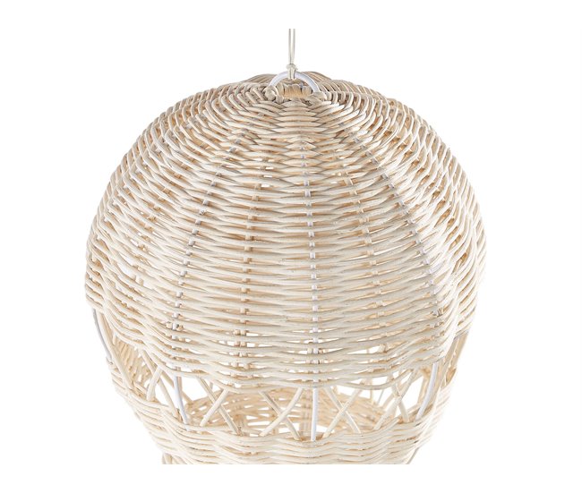 Conforama Decoración de ratán natural/beige 60 cm BEMBA Ofertas de temporada