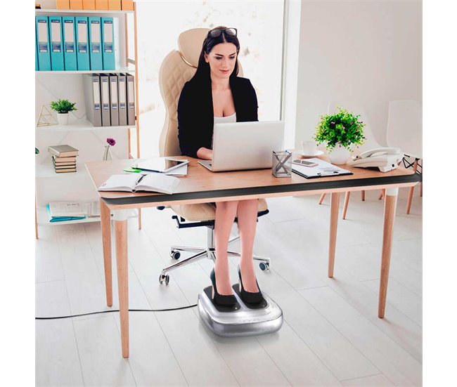 Conforama Ejercitador de Piernas Eléctrico Trainer Legs Gimnasia Pasiva Control Remoto 5 Velocidades Gridinlux Outlet