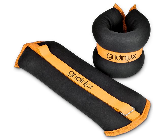 Conforama Pesas Lastradas para Tobillo y Muñeca 4KG Correa Ajustable Gridinlux