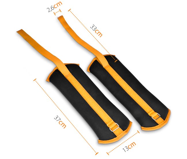 Conforama Pesas Lastradas para Tobillo y Muñeca 3KG Correa Ajustable Gridinlux Rebajas de fábrica