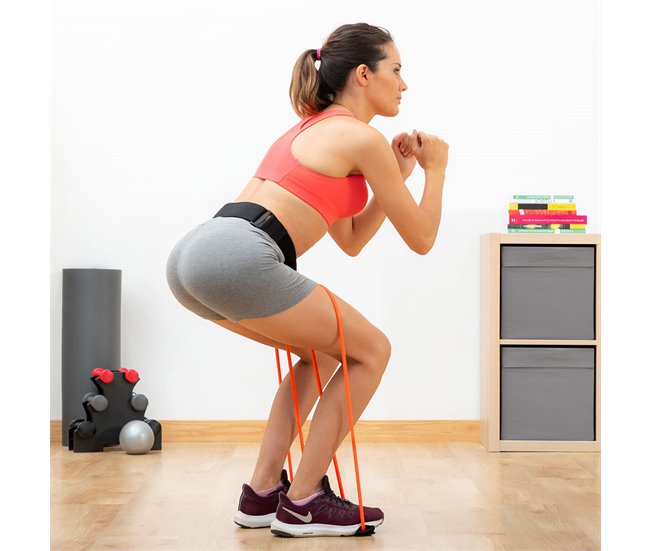 Conforama Cinturón con Bandas de Resistencia para Glúteos y Guía de Ejercicios Bootrainer InnovaGoods ÚLTIMAS EDICIONES