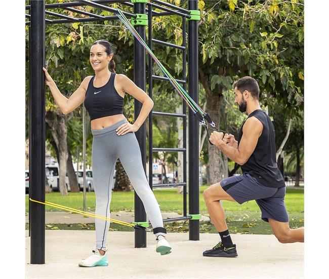 Conforama Set de Bandas de Resistencia con Accesorios y Guía de Ejercicios Rebainer InnovaGoods (pack de 5) Último día