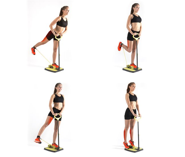 Conforama Plataforma de Fitness para Glúteos y Piernas con Guía de Ejercicios InnovaGoods Solo hoy