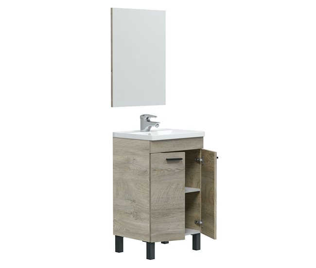 Conforama Mueble baño Levis 2 puertas espejo sin lavabo Alaska Venta caliente