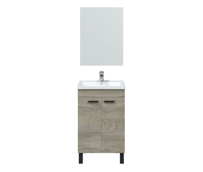 Conforama Mueble baño Levis 2 puertas espejo sin lavabo Alaska Venta caliente