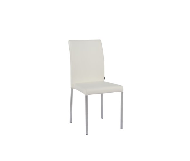 Conforama Pack de 4 unidades silla de cocina ELEGANCE blanca Rebajas de fábrica