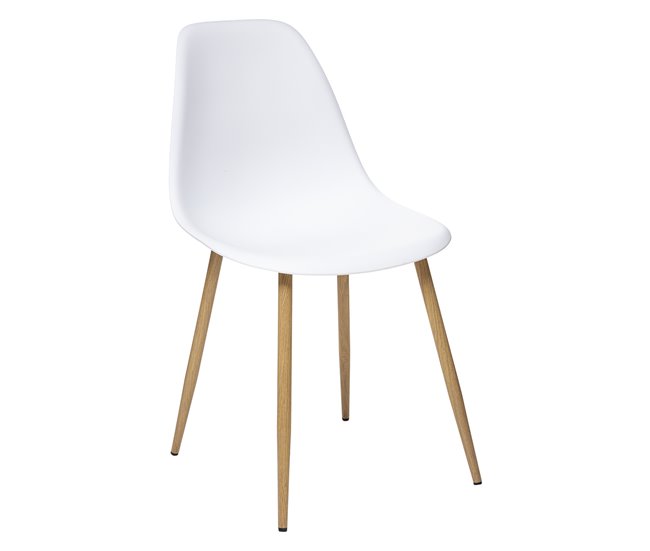Conforama Silla de cocina TAHO fija blanca Tienda