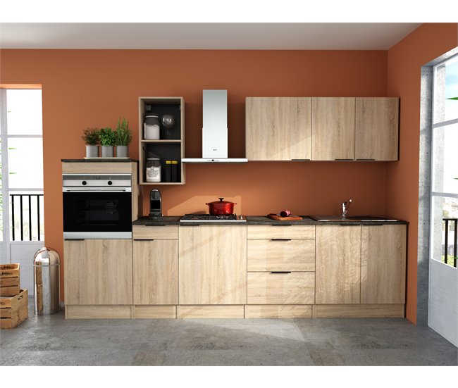 Conforama Módulo de pared FUMAY de 80cm con 2 puertas Precio de fábrica