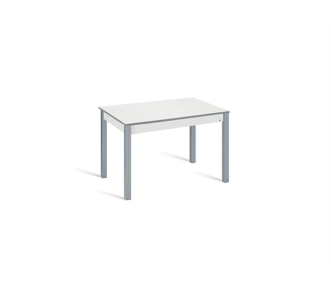 Conforama Mesa de cocina extensible B-EXTENS BLANCA 110(160)x70cm