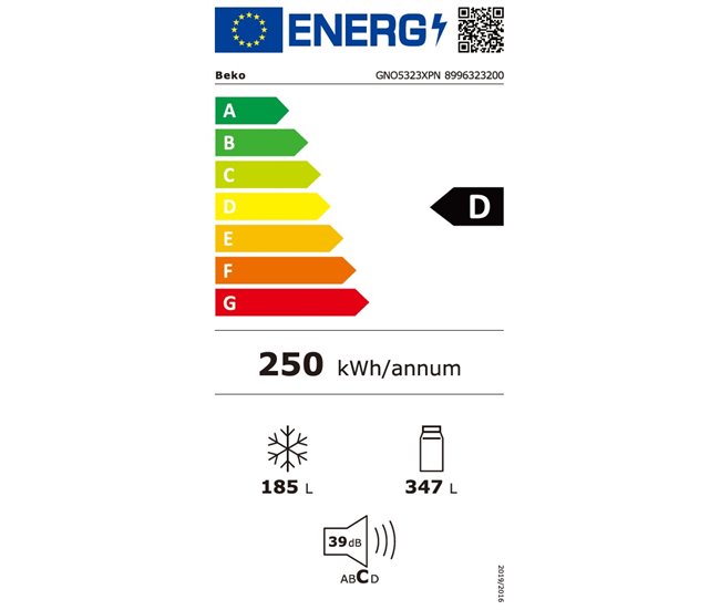 Conforama Frigorífico side by side 1 77m 532L no frost inox BEKO GNO5323XPN Precios de Black Friday