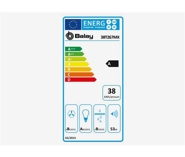 Conforama Campana telescópica BALAY 3BT267MX A 728 m/h 60cm inox Ofertas especiales